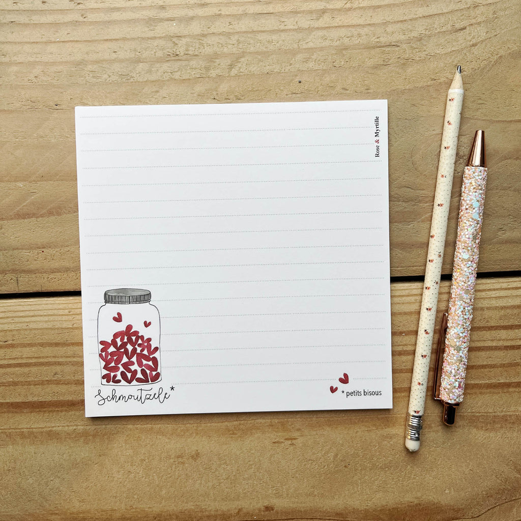 Bloc notes carré - Schmoutzele
