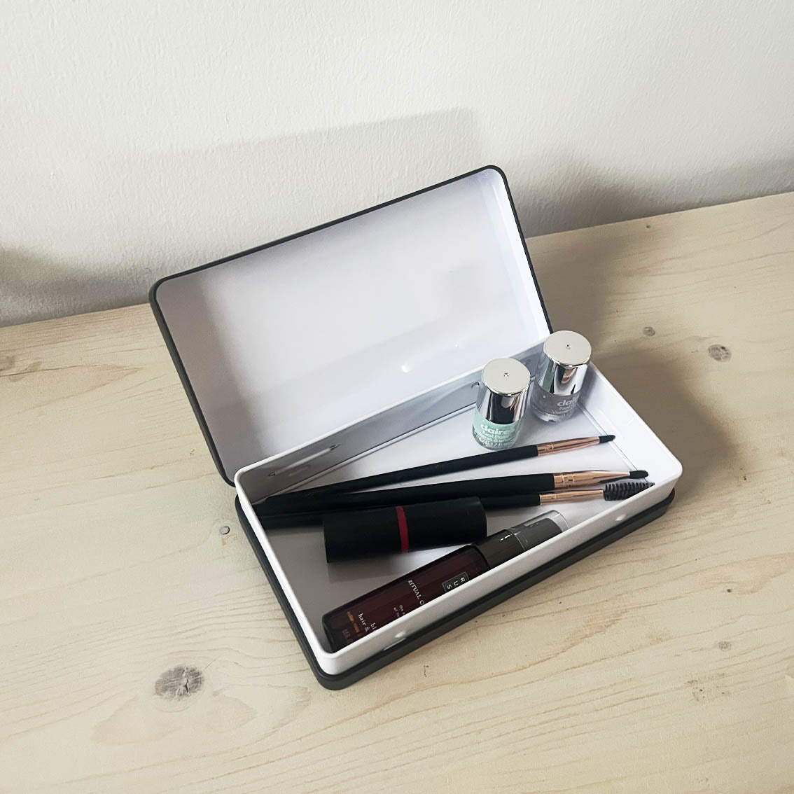 boite métal maman rangement maquillage