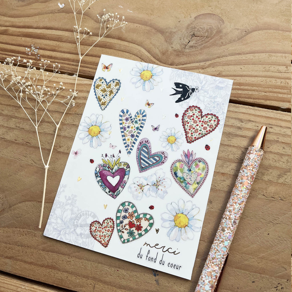 Carte postale - Merci du fond du coeur !