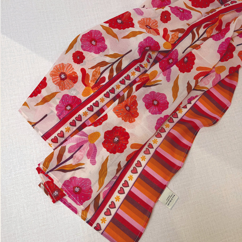 Foulard - instant fleuri