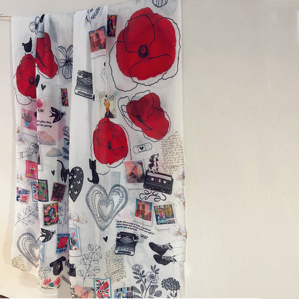 Foulard - carnet de voyages