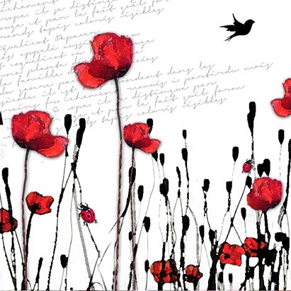 Essuie Lunettes - Coquelicots