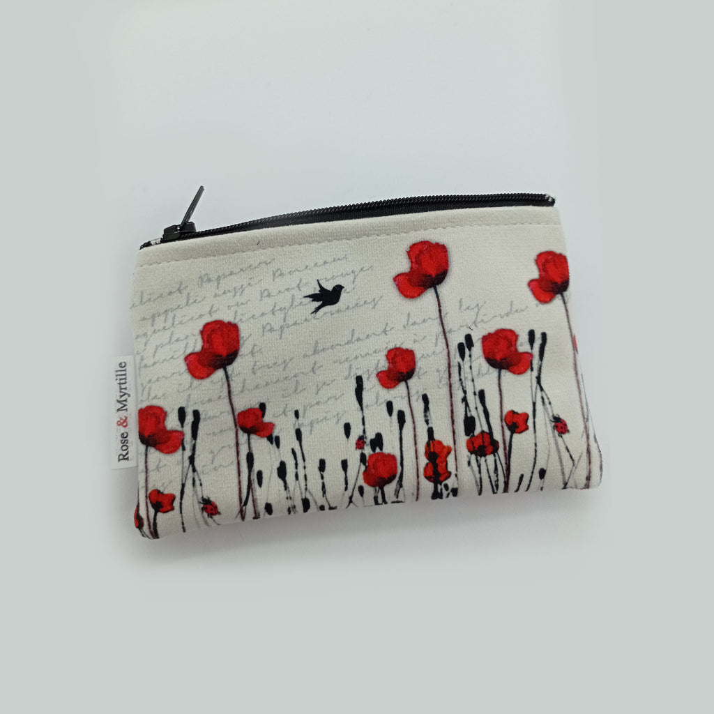 Porte-monnaie - Coquelicots